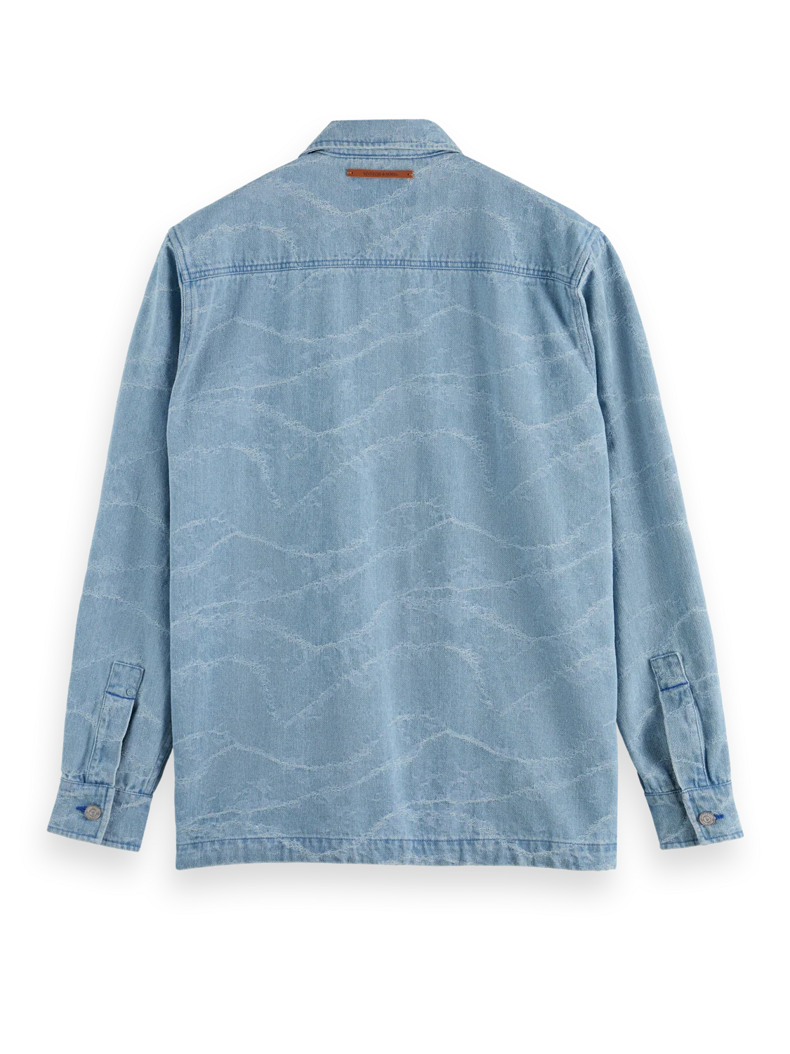 DENIM WAVES JACQUARD WORKWEAR JACKET - Image 2
