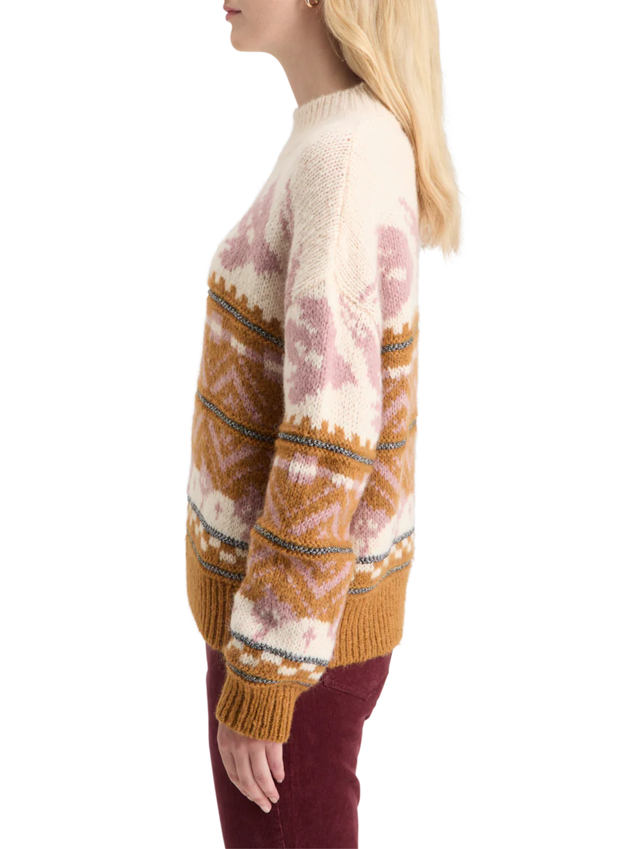 METALLIC FAIR ISLE PULLOVER - Image 10