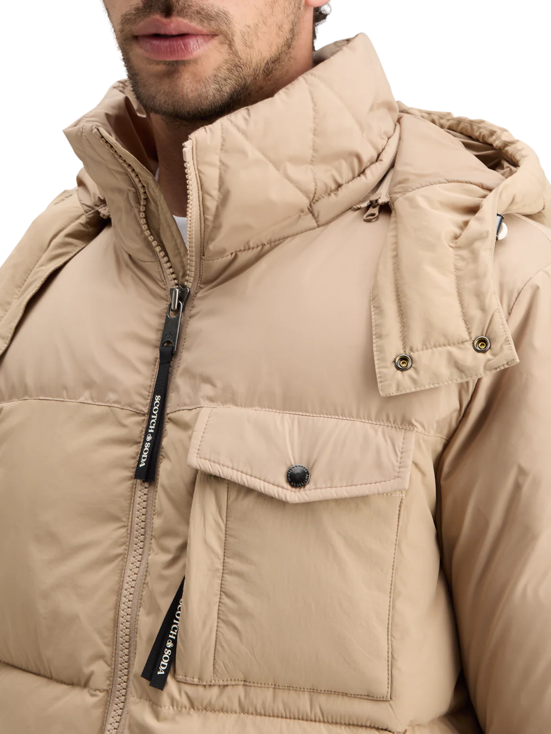 HOODED PUFFER JACKET - Image 5