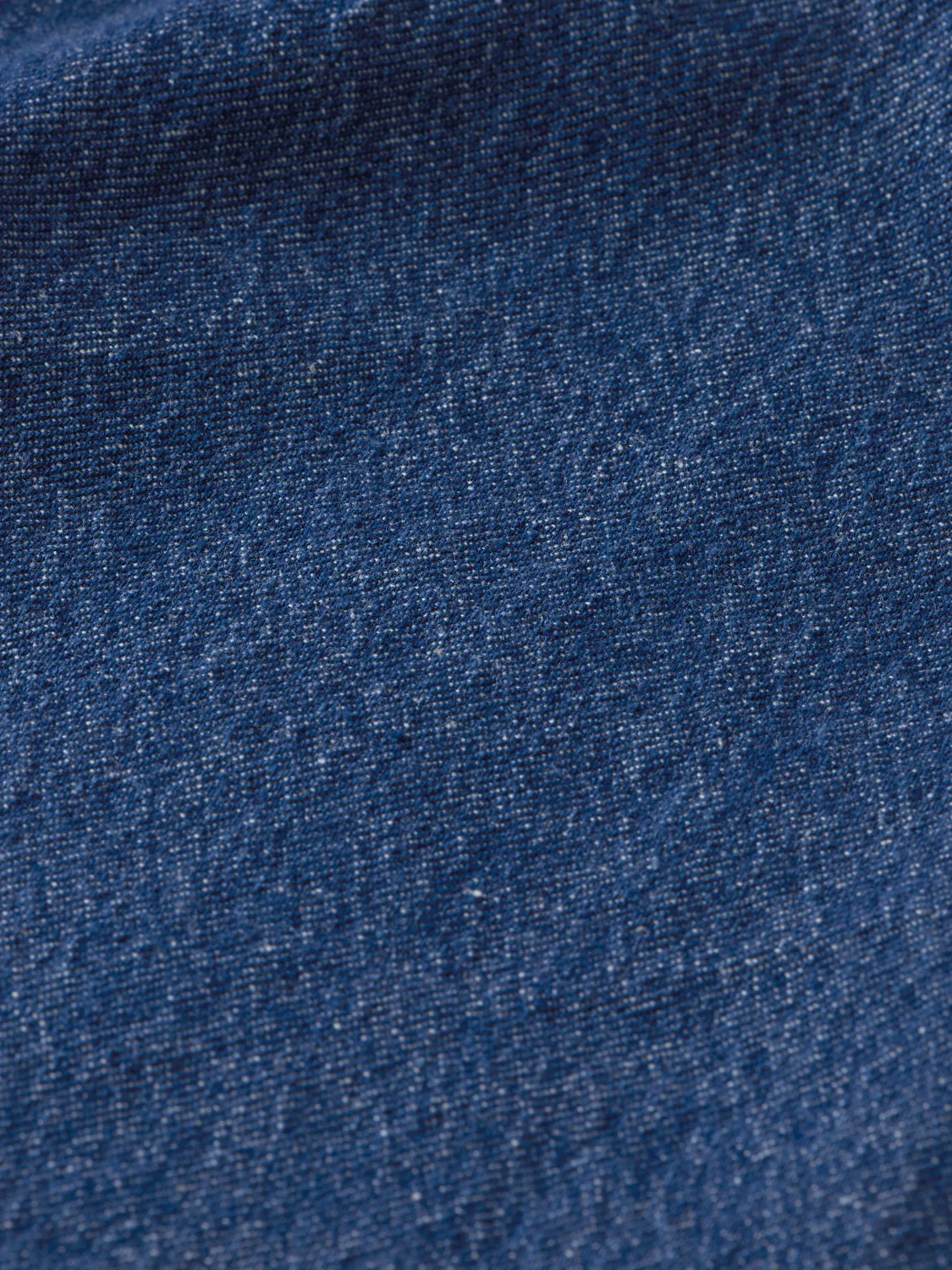 Belted v - neck washed denim dress - Image 6