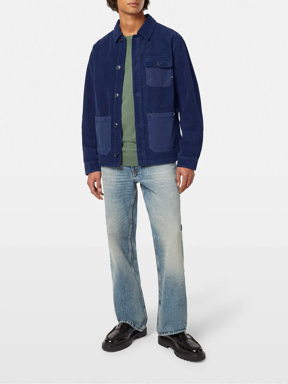 Washed corduroy worker jacket - Image 8