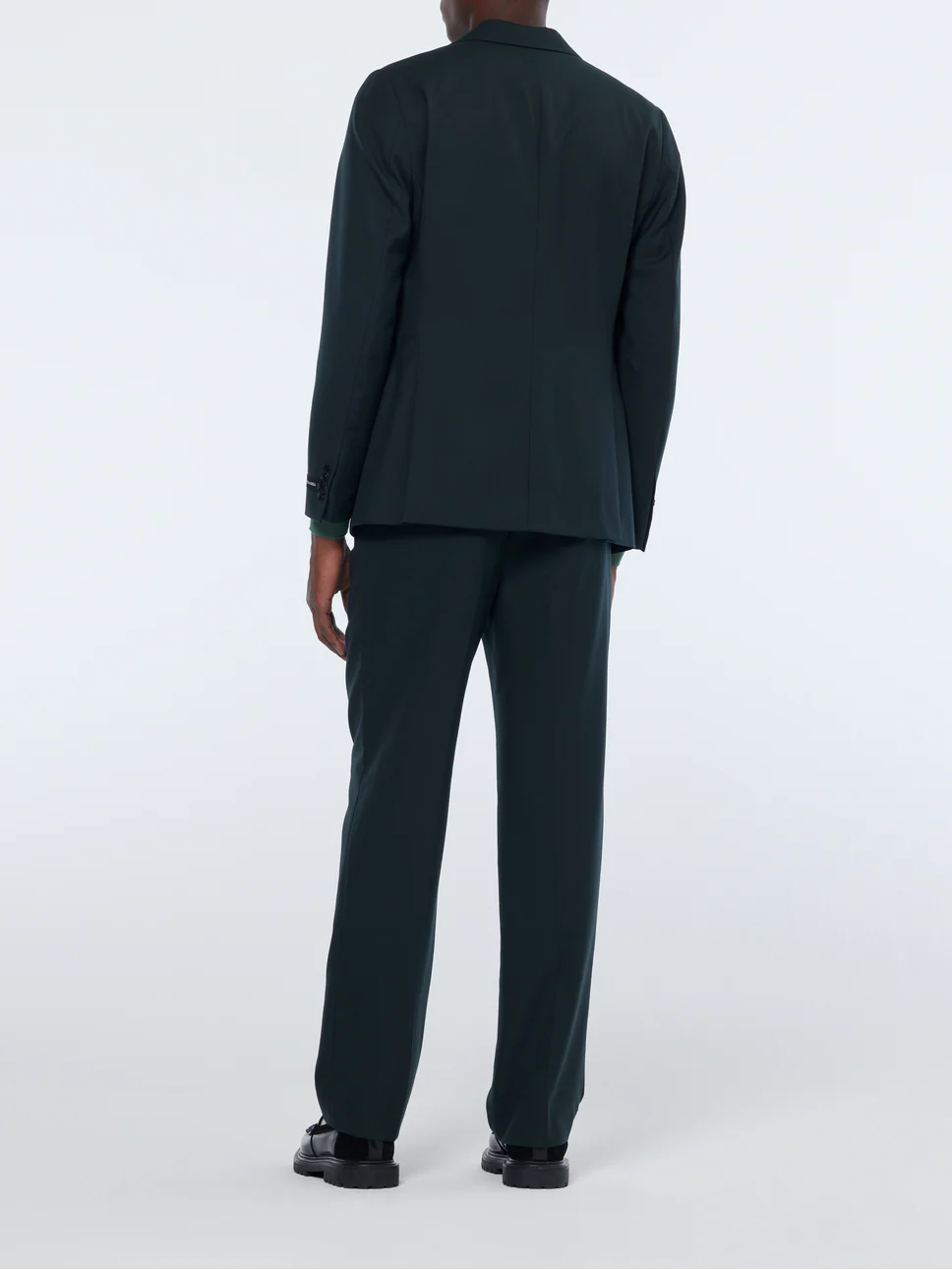 Single-buttoned regular blazer - Image 2