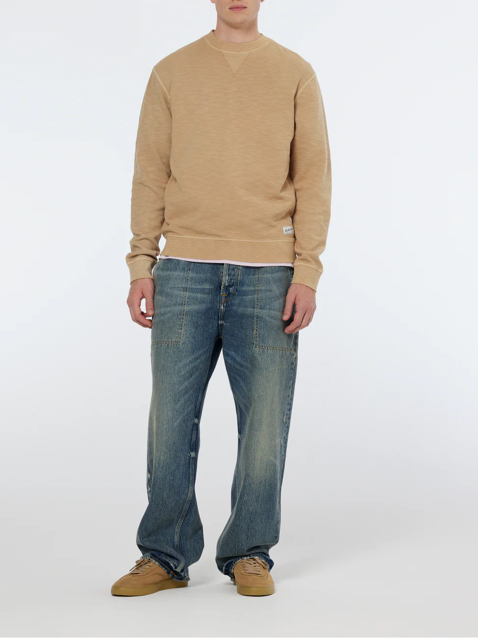 Garment dye structured sweatshirt - Image 2