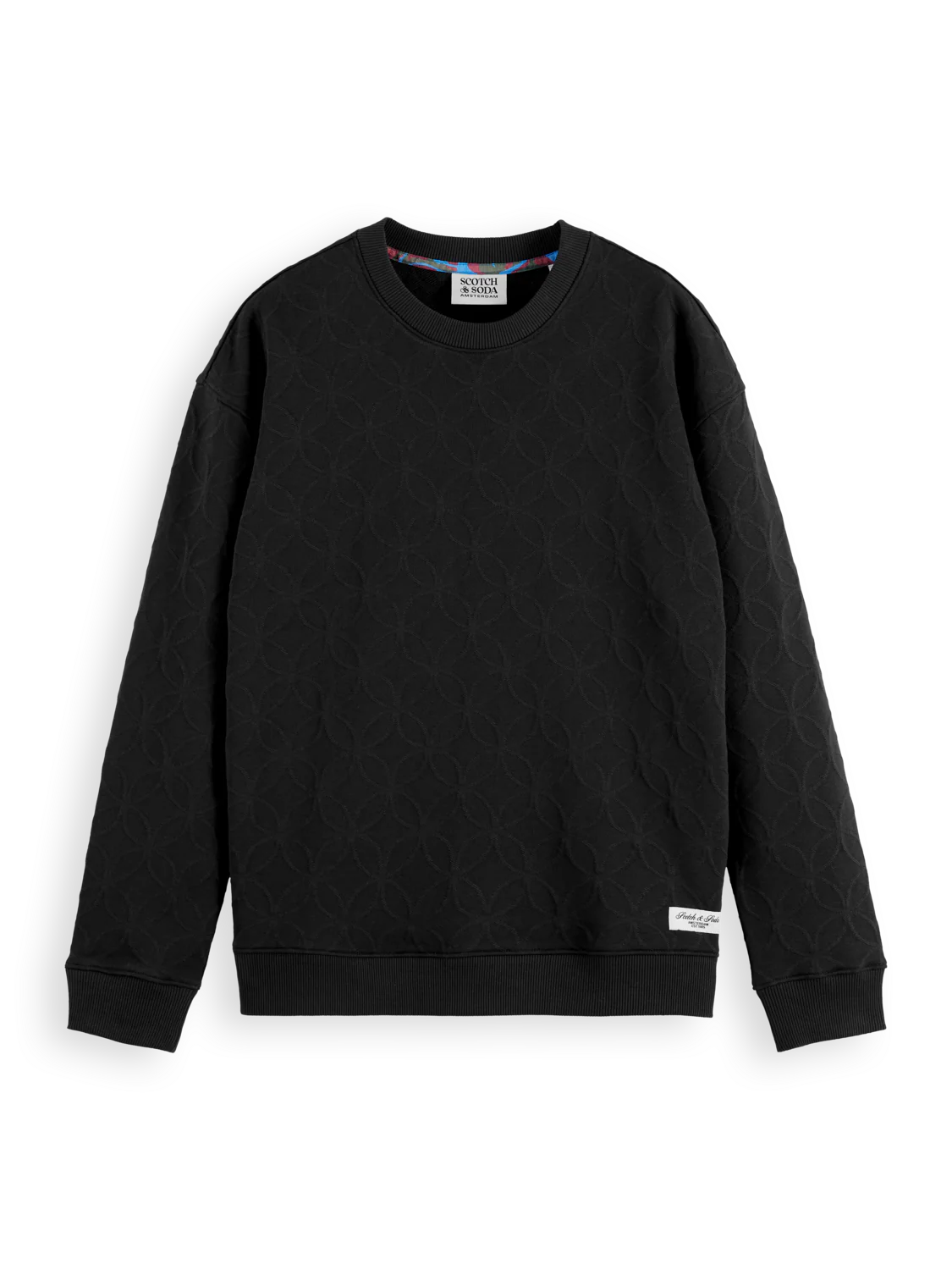 Jacquard regular fit sweatshirt - Image 4
