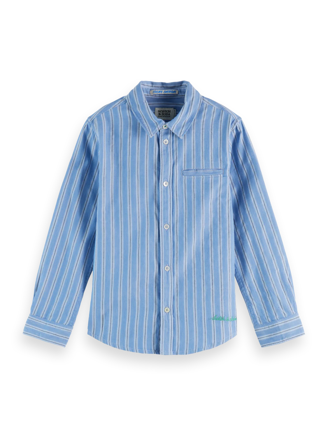 Boys Regular classic yarn-dyed shirt