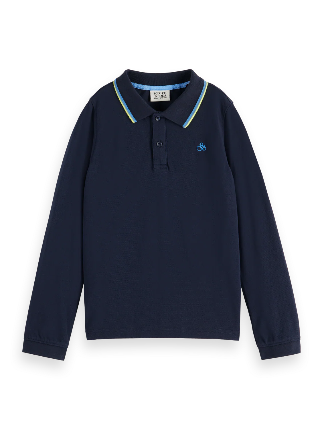 Boys Long-sleeve pique polo