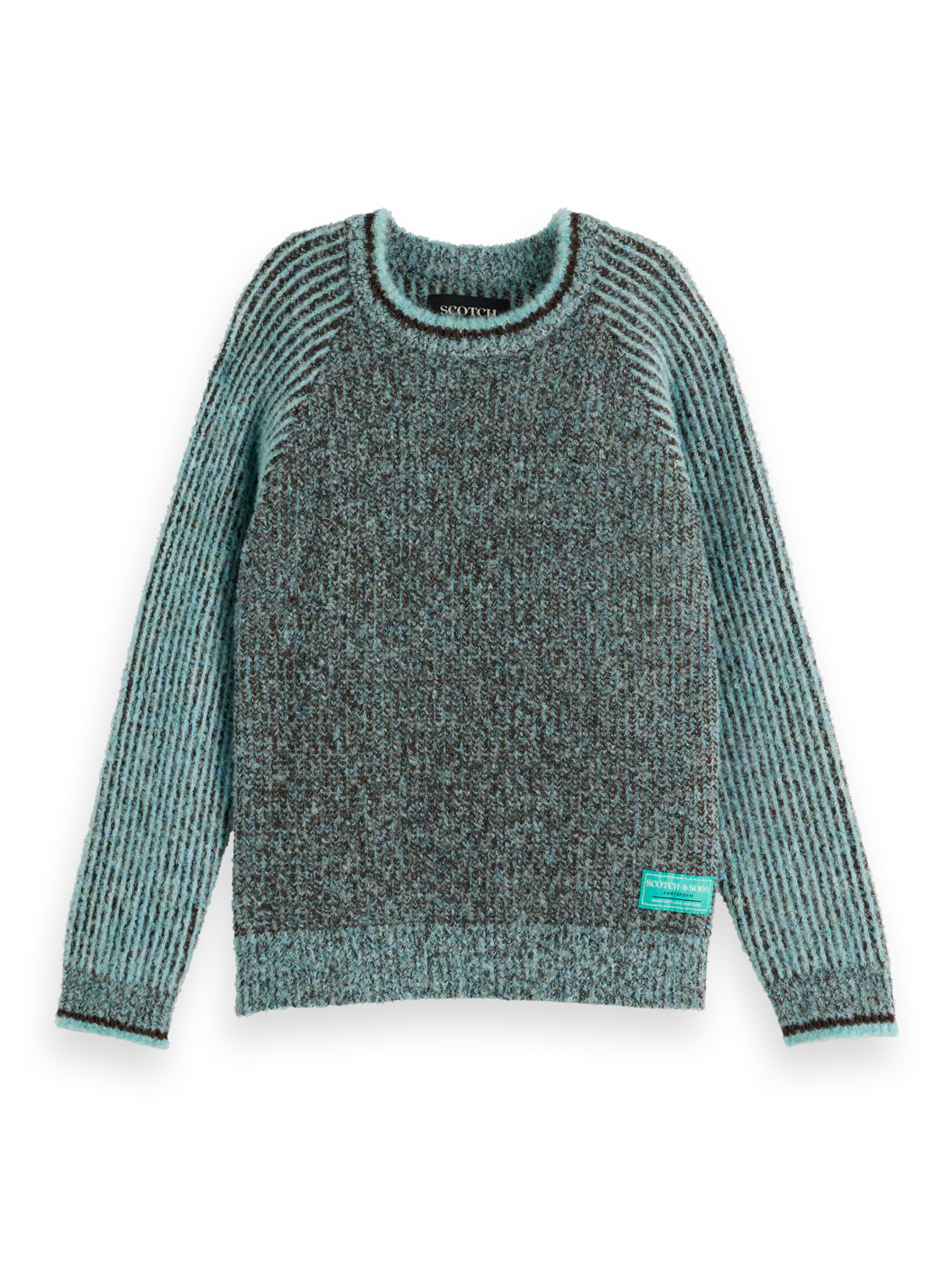Boys Regular contrast raglan-sleeve pullover