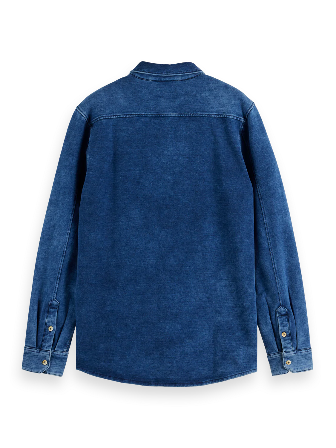 Chic indigo jersey shirt - Image 6