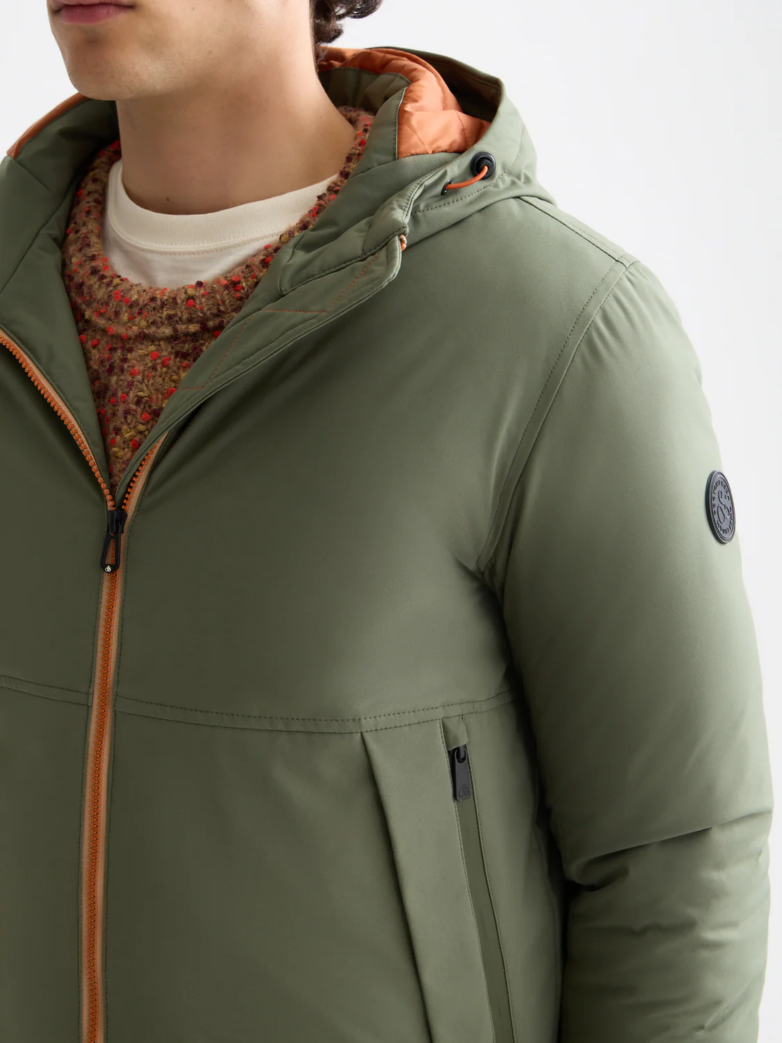 Hooded softshell padded jacket - Image 3