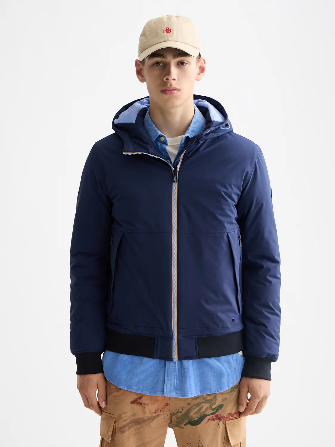 Hooded softshell padded jacket - Image 8