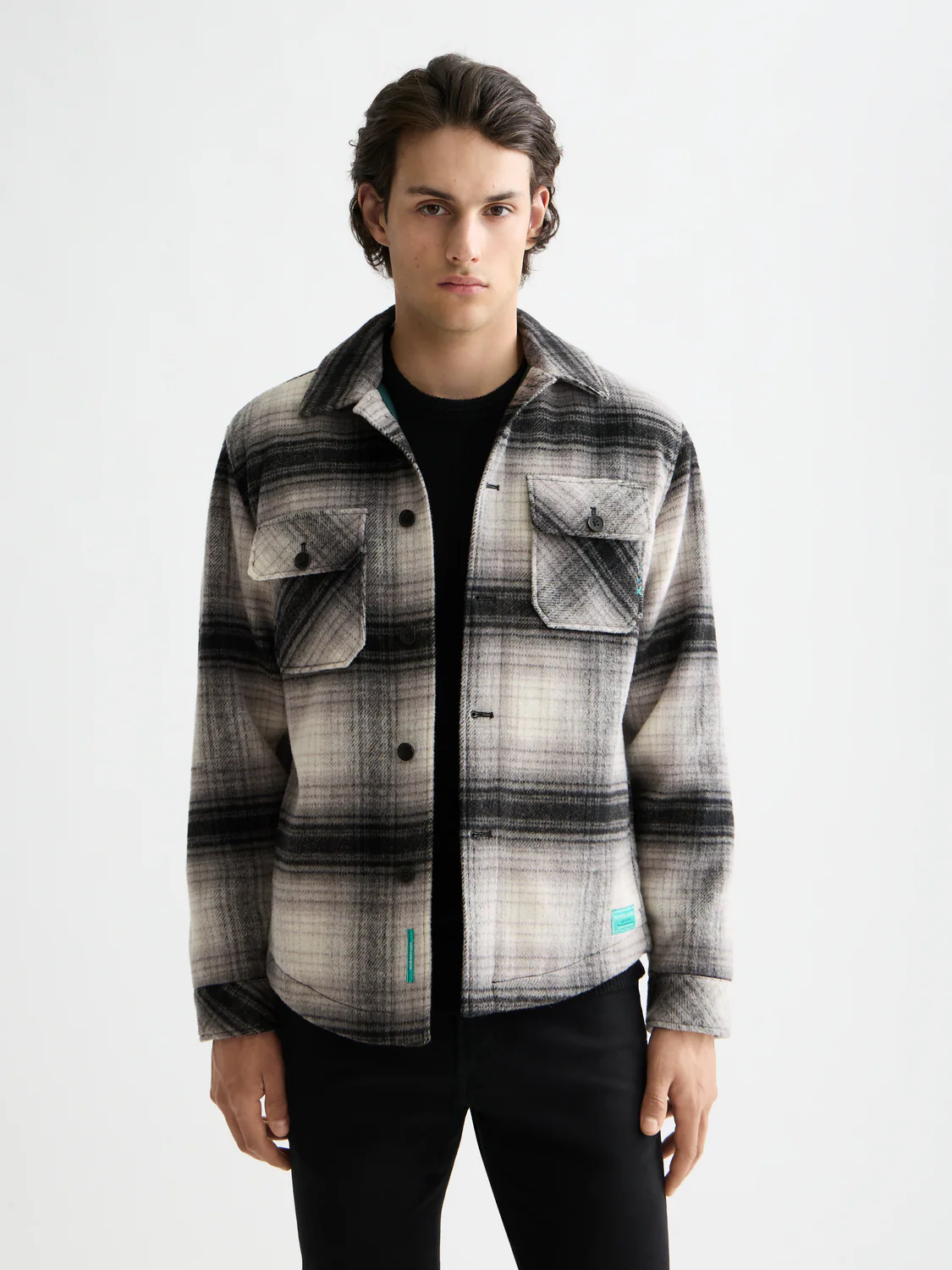 Check overshirt - Image 8