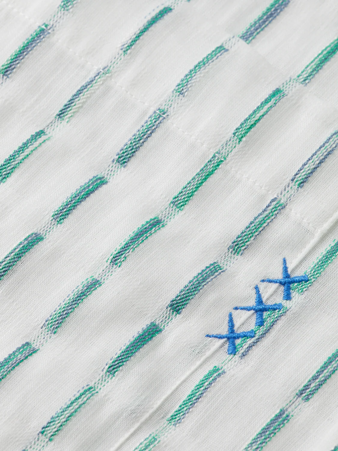 Striped cotton-voile shirt - Image 7