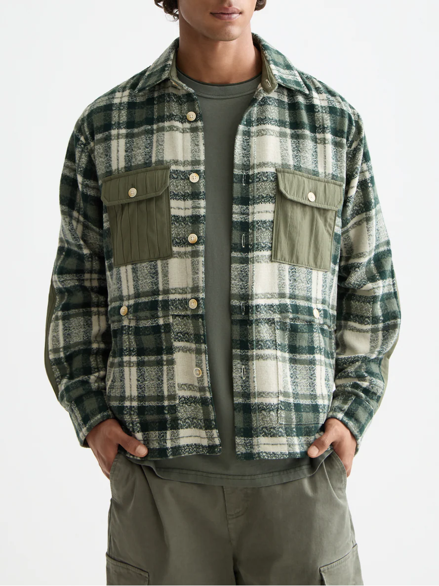 Patchwork relaxed shirt
