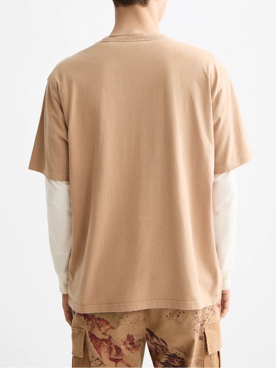Loose Fit Overdyed AW T-shirt - Image 4