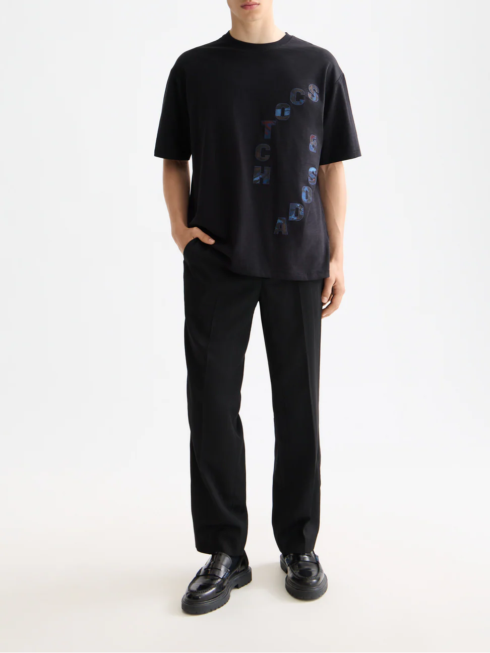 Loose Fit Applique T-shirt - Image 9