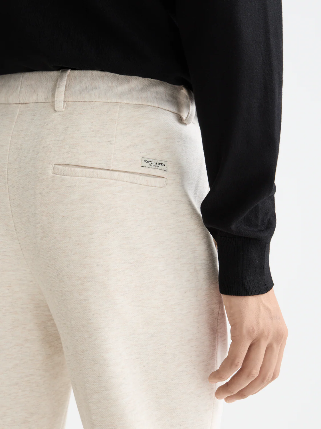 Mott tailored knitted yarn dyed chino - Image 3