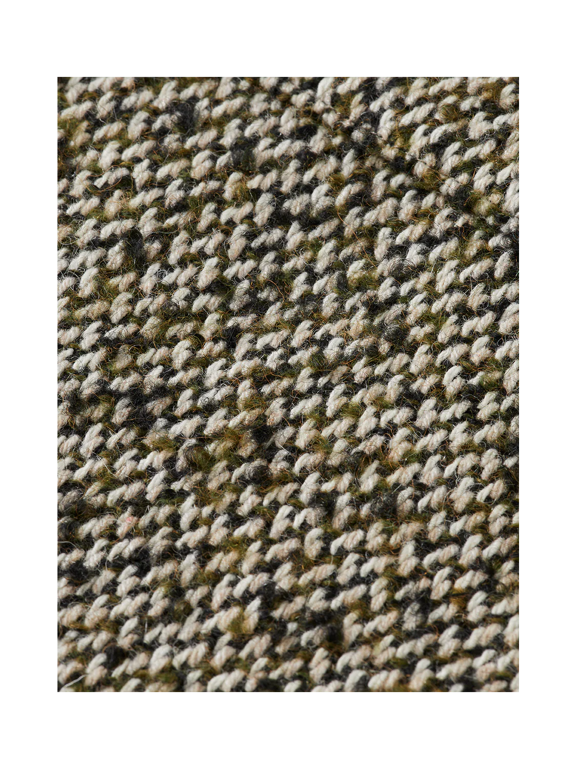 Multicoloured tweed wool-blend overshirt - Image 7