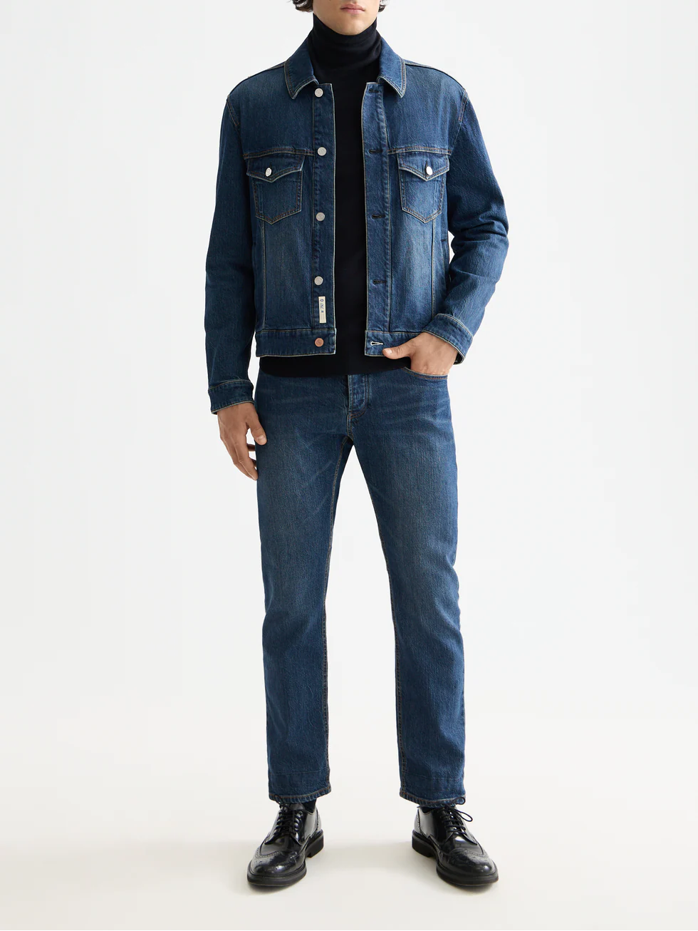 Denim Trucker Jacket – Let It Rain Collection - Image 2