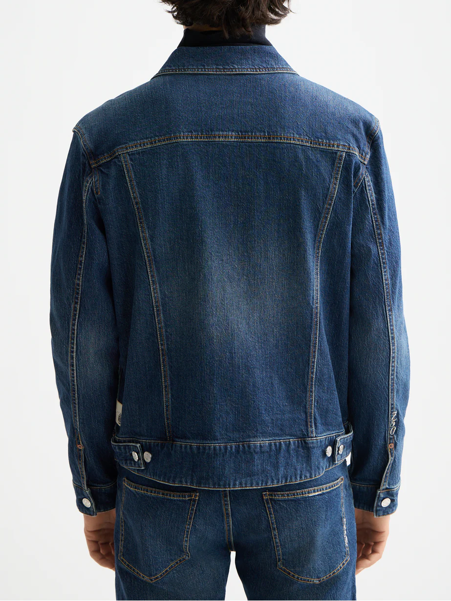 Denim Trucker Jacket – Let It Rain Collection - Image 4