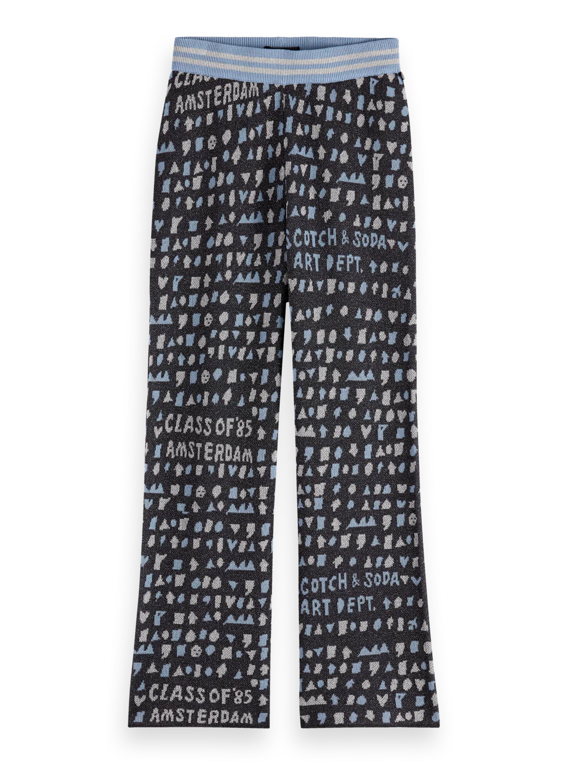 Girls Straight-leg jacquard sweatpants