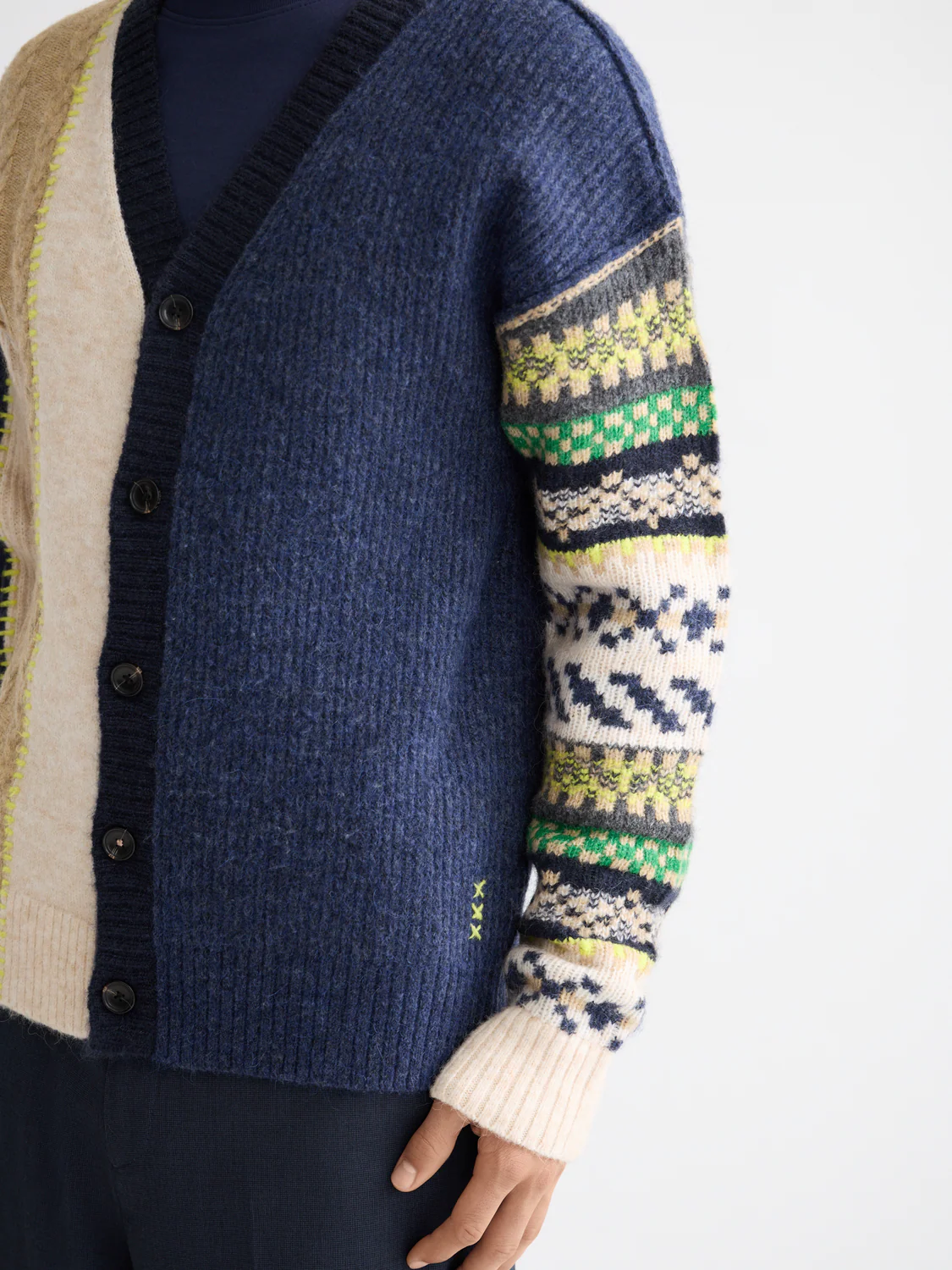 Patchwork Cardigan - Image 3