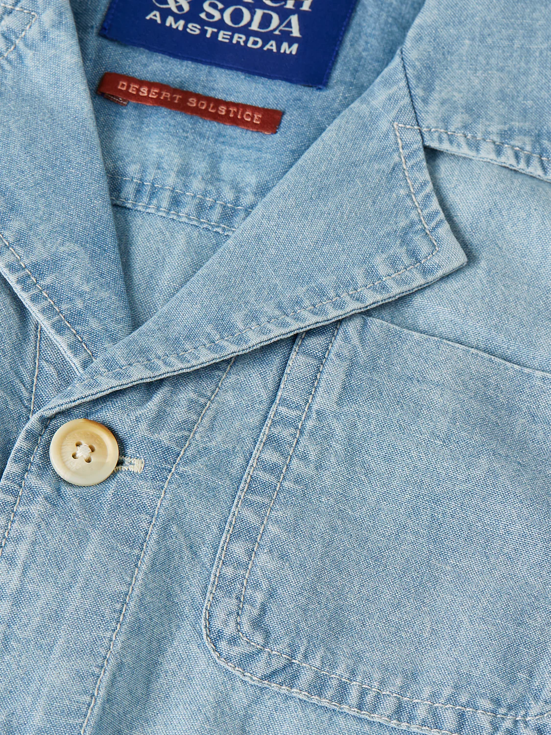 Girls Lightweight chambray playsuit - Image 3