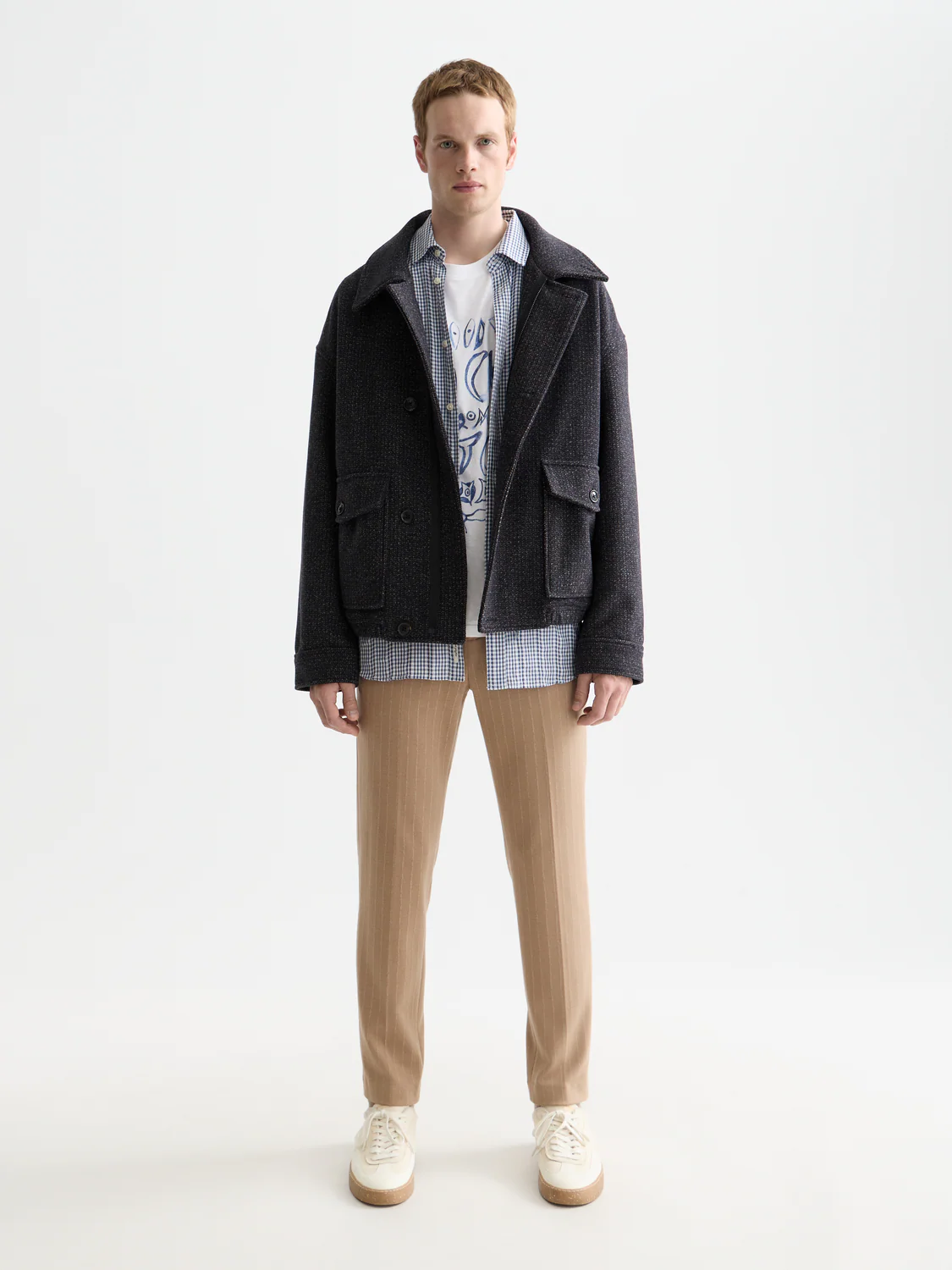 Textured wool jacket - Image 2