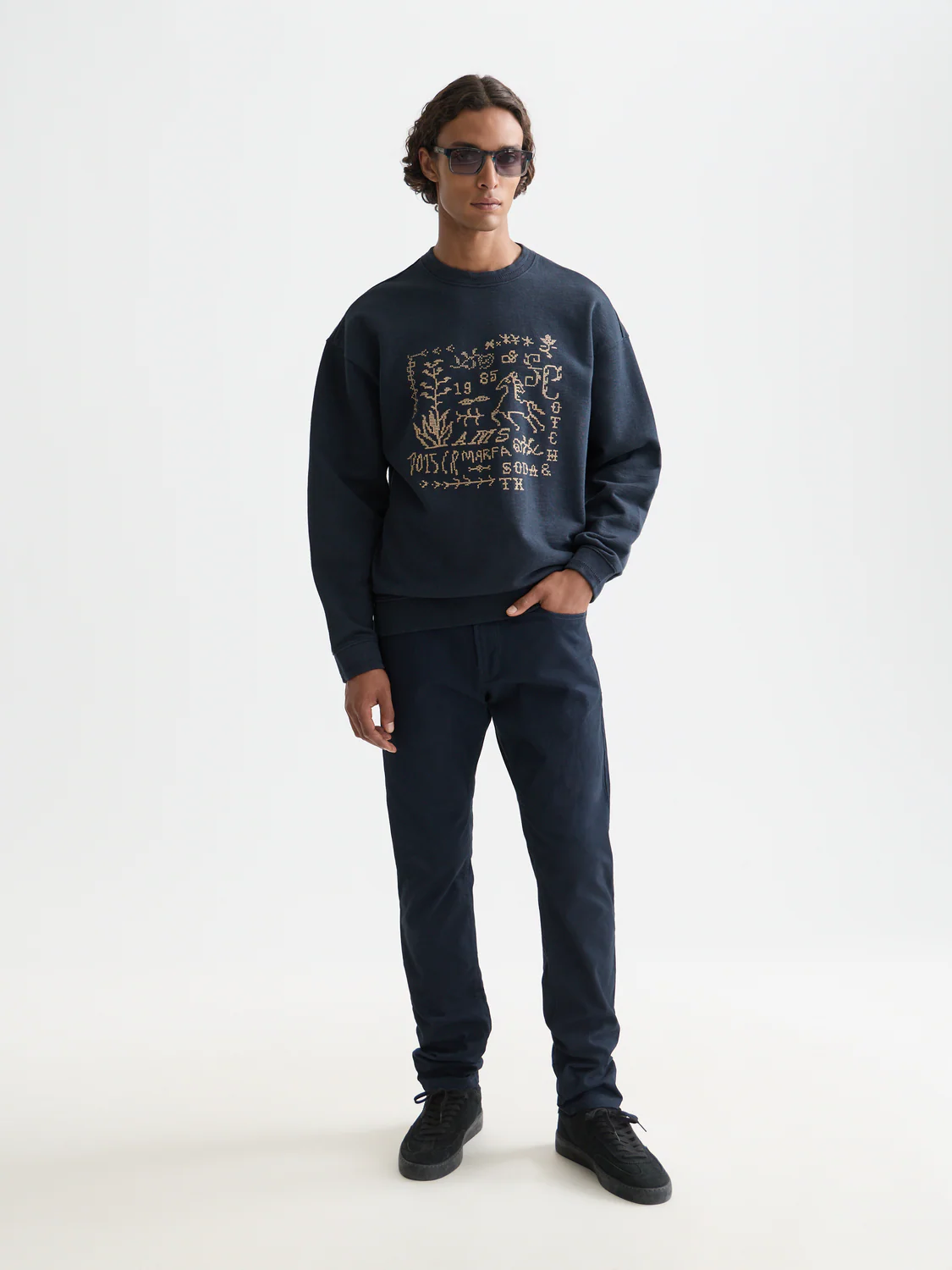 Ralston stretch cotton-twill pant