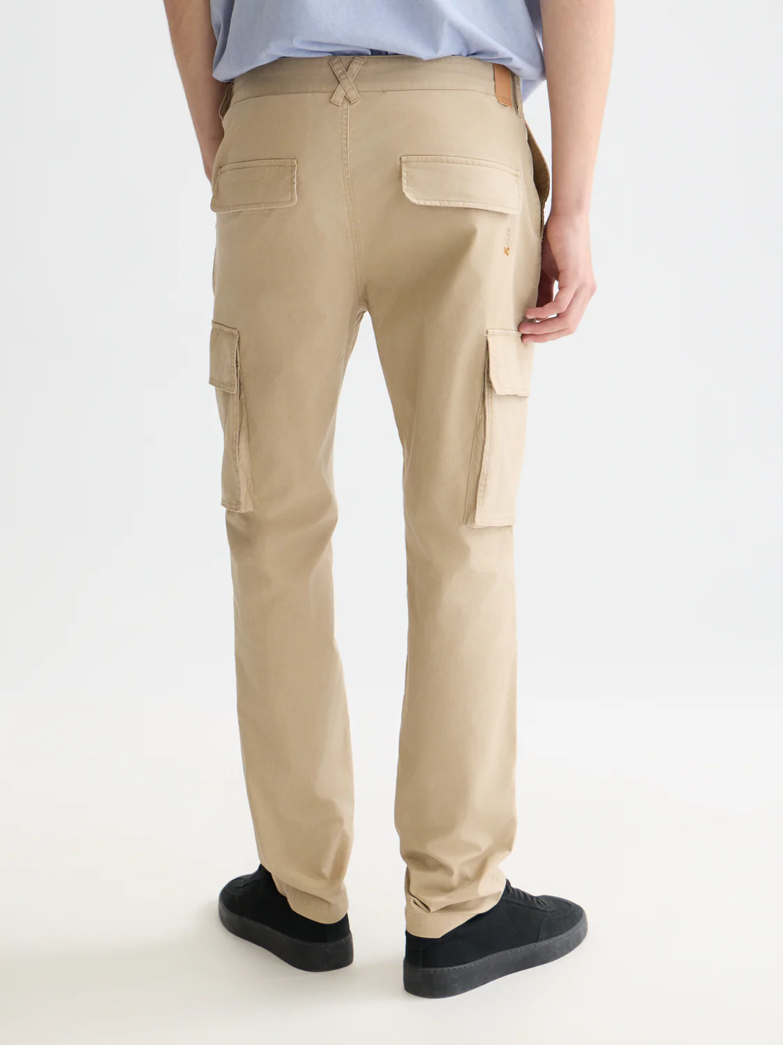 Stuart washed cotton-blend regular slim cargo - Image 4