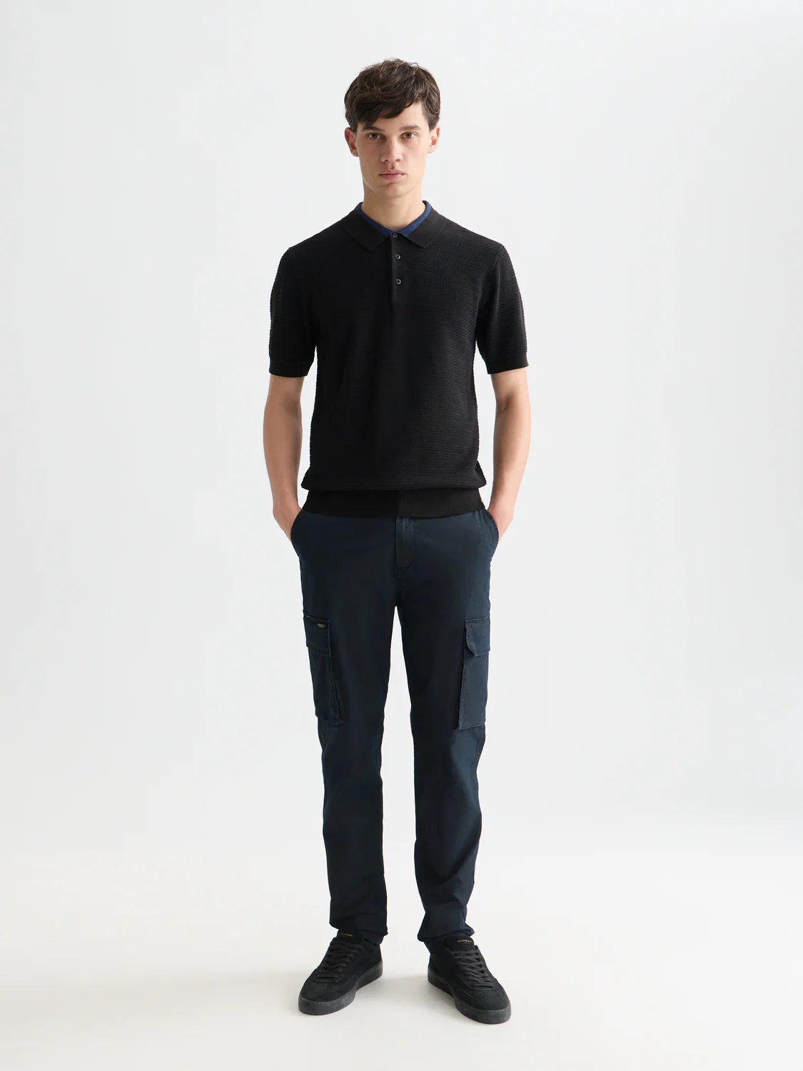 Stuart washed cotton-blend regular slim cargo - Image 8