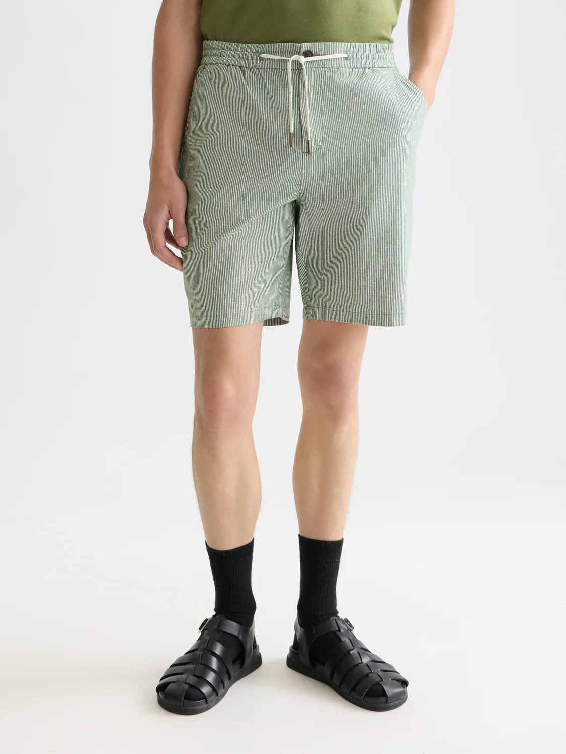Fave cotton linen bermuda shorts - Image 2