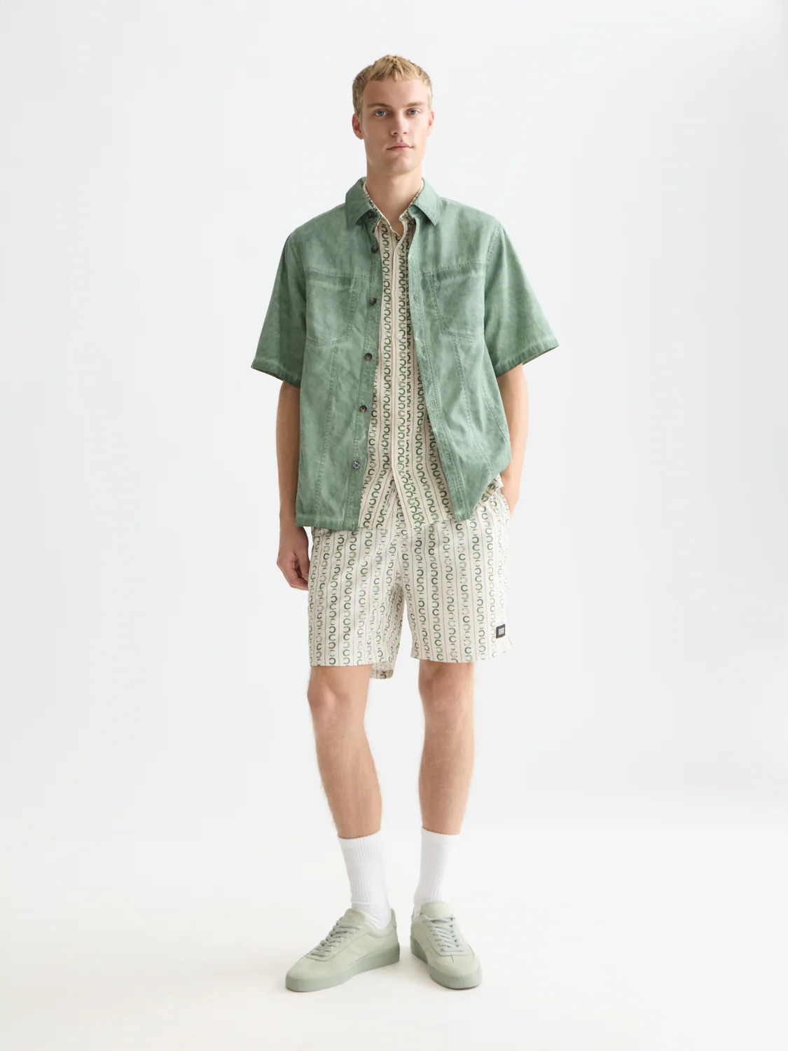 Printed swim shorts