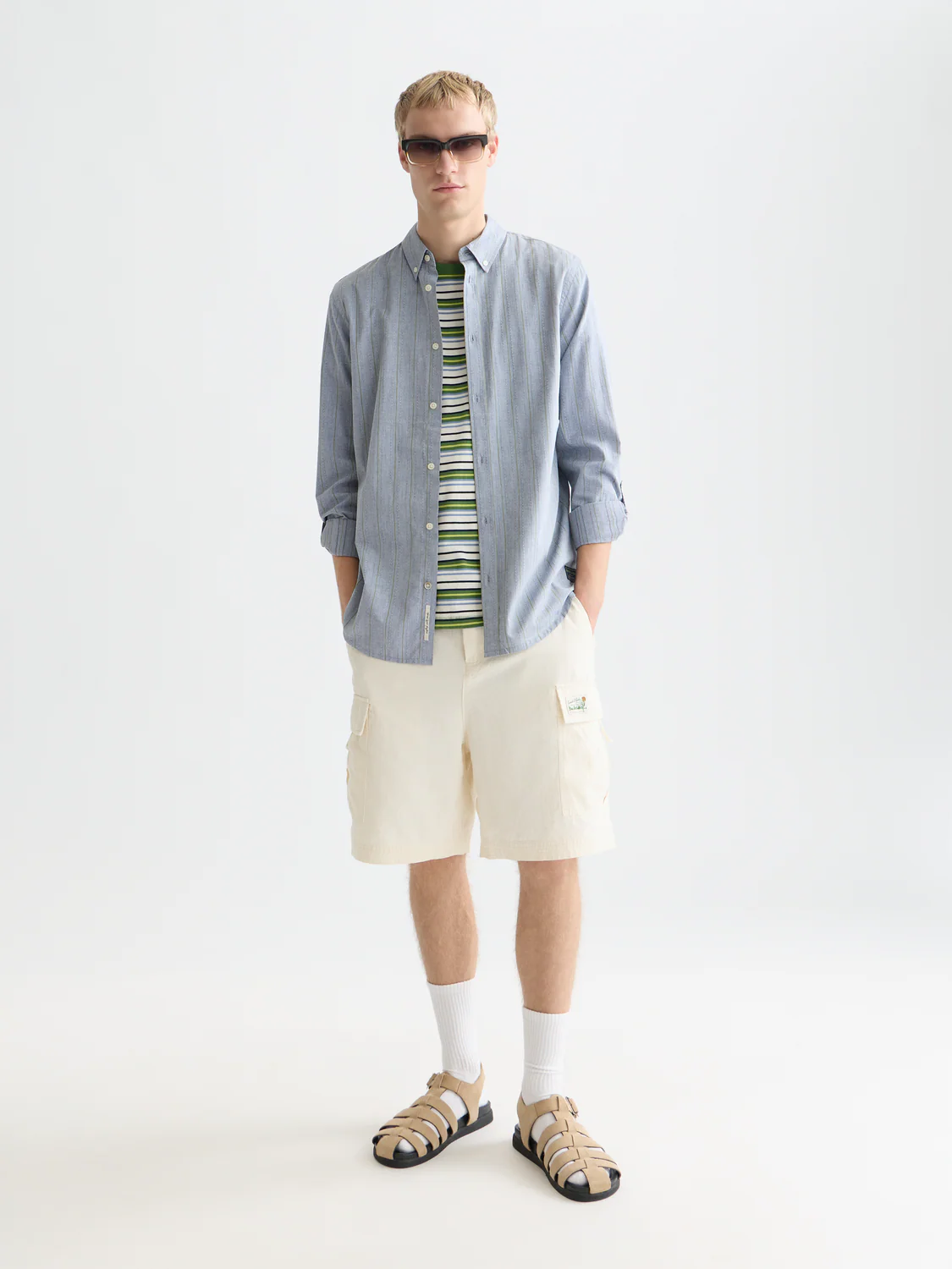 Yarn-dyed dobby shirt - Image 9