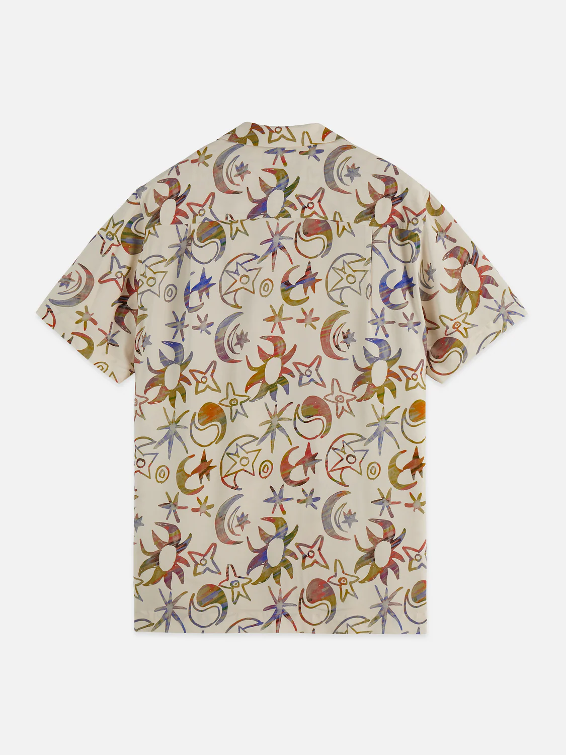 Printed viscose short-sleeve shirt - Image 6
