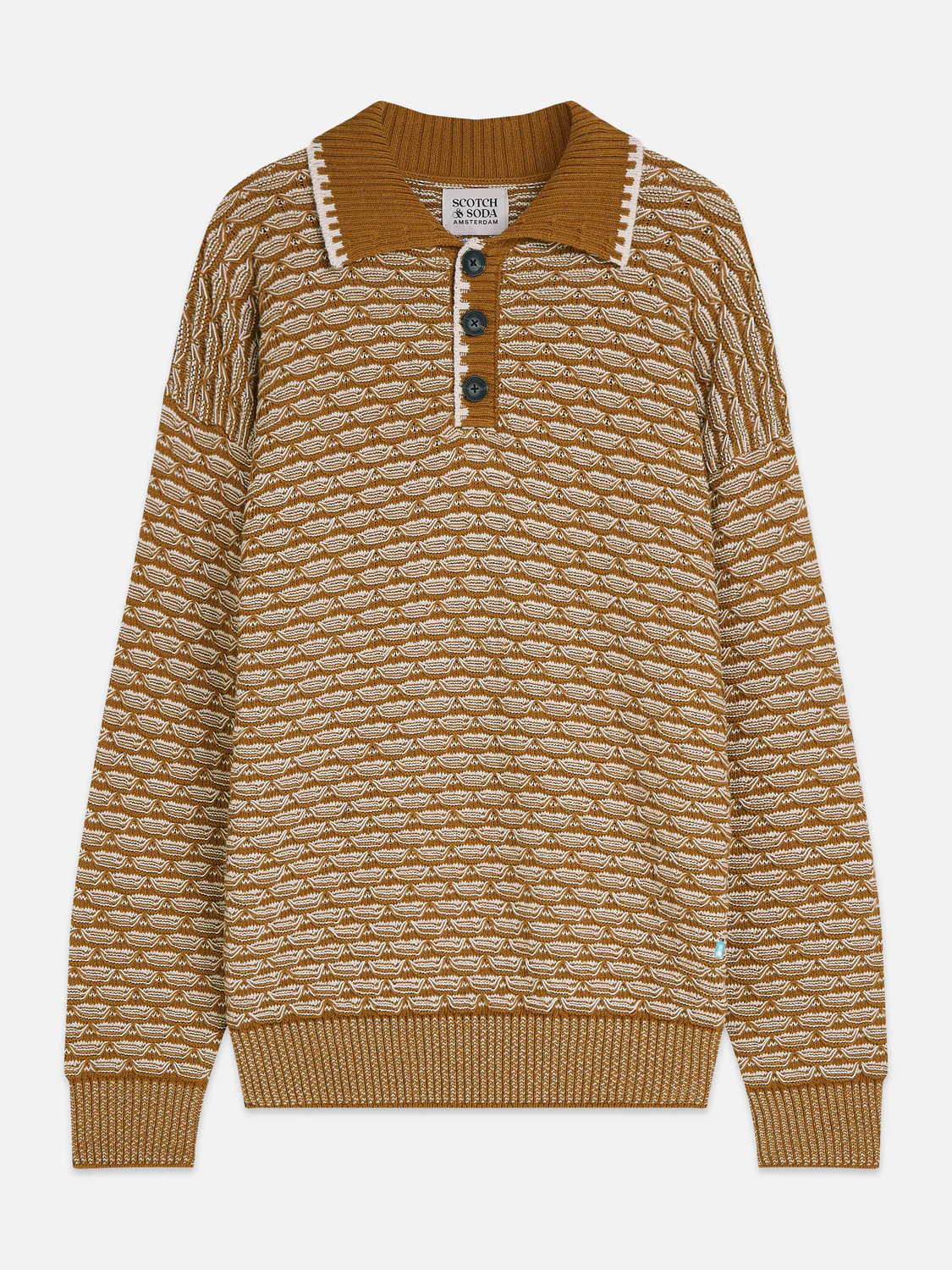 Dropped shoulder structure polo - Image 5