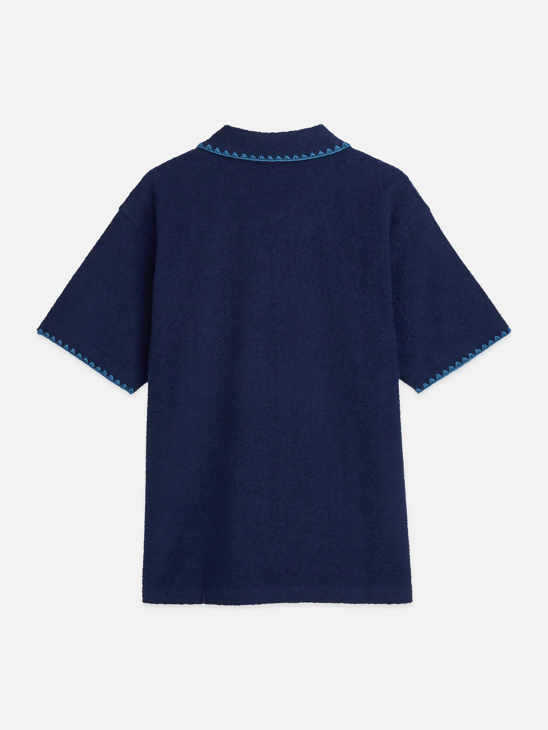 Relaxed jacquard towelling polo - Image 6