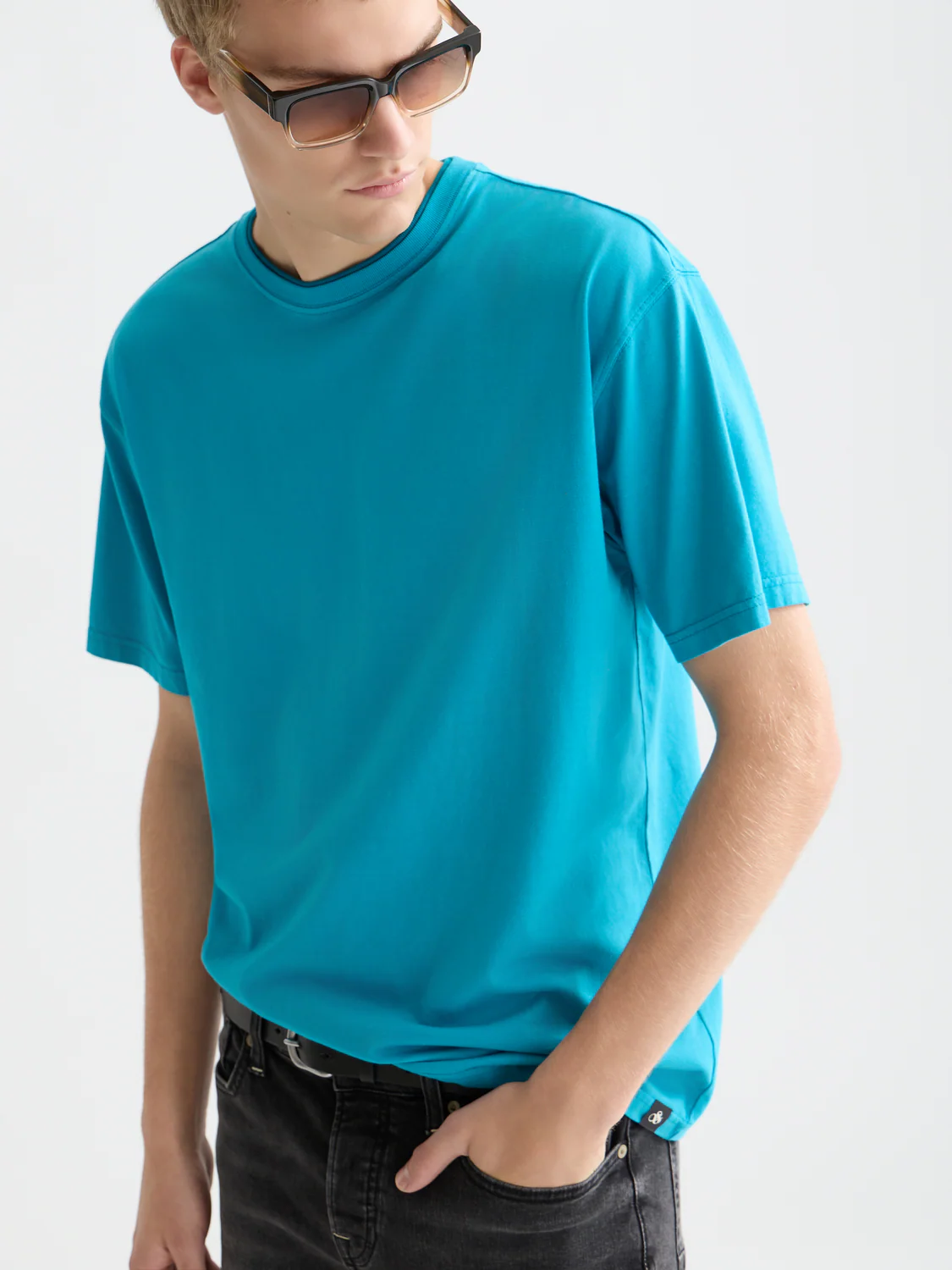 3 crosses garment-dyed relaxed T-shirt - Image 17