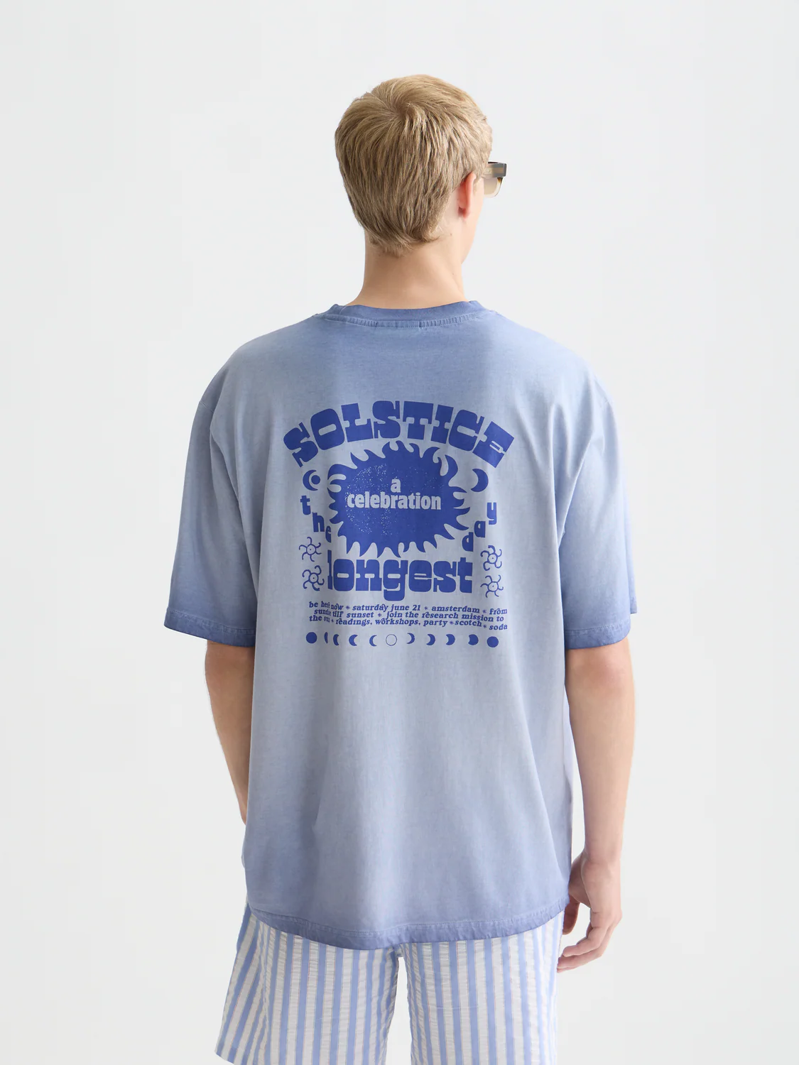 artwork loose dyed T-shirt - Image 4