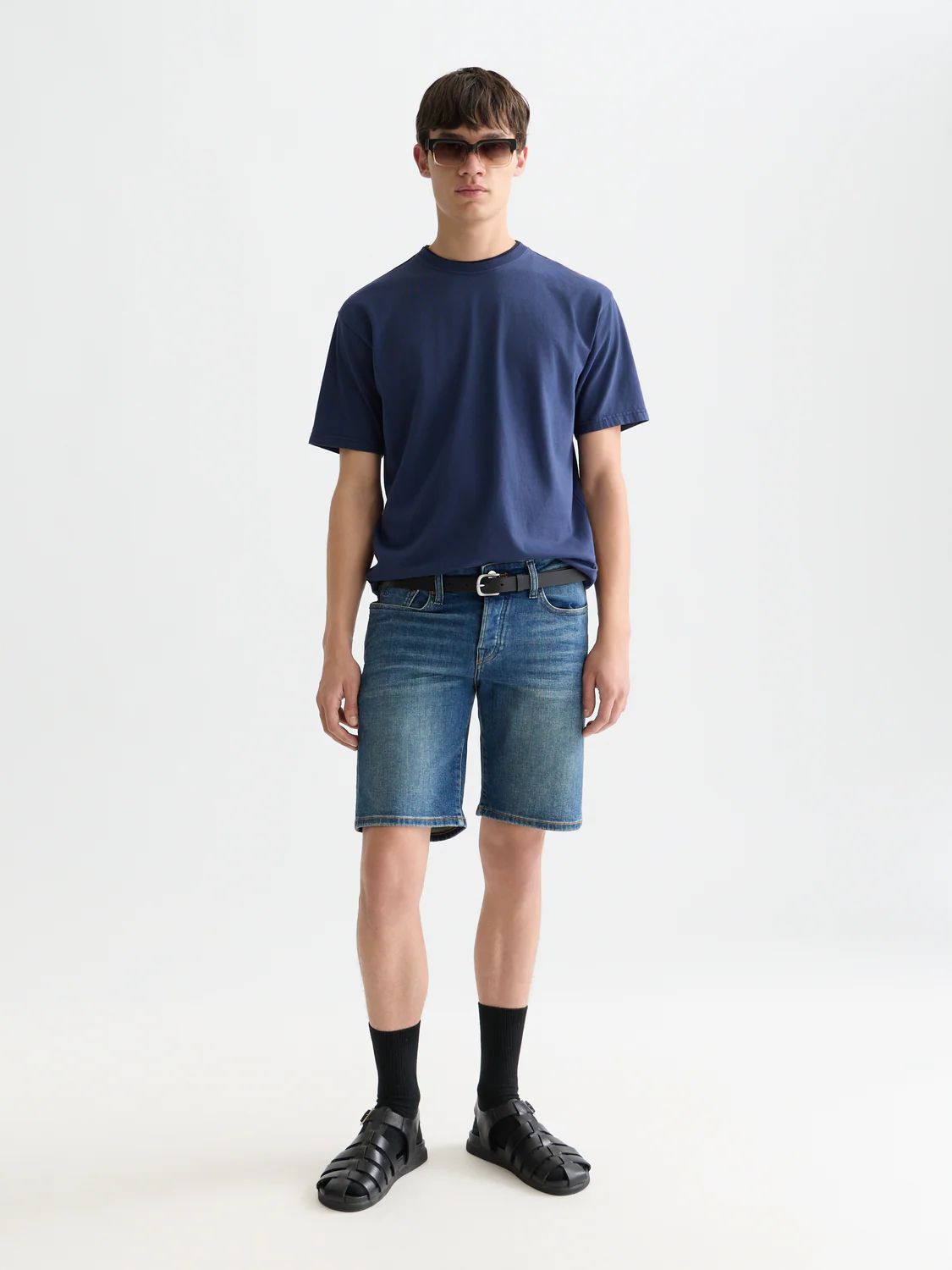 Ralston slim denim shorts