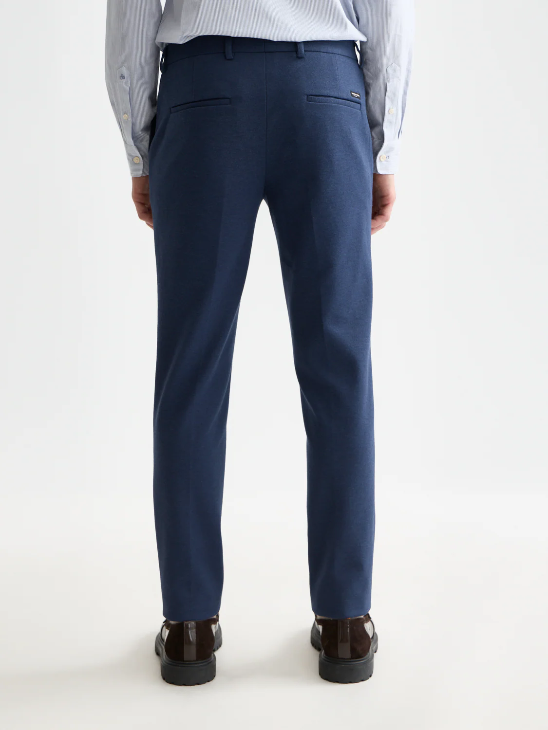 Seasonal Essentials Mott tailored cotton blend jersey chino - Image 4