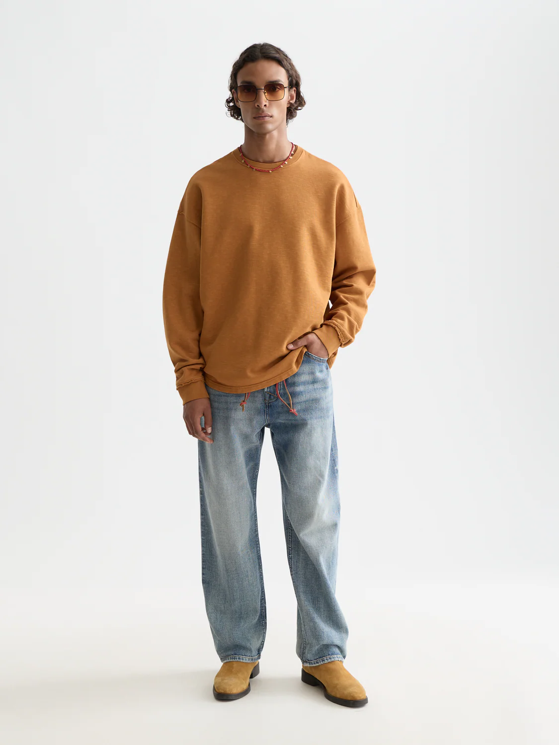 Seasonal Essentials 3 crosses loose sweatshirt - Image 2