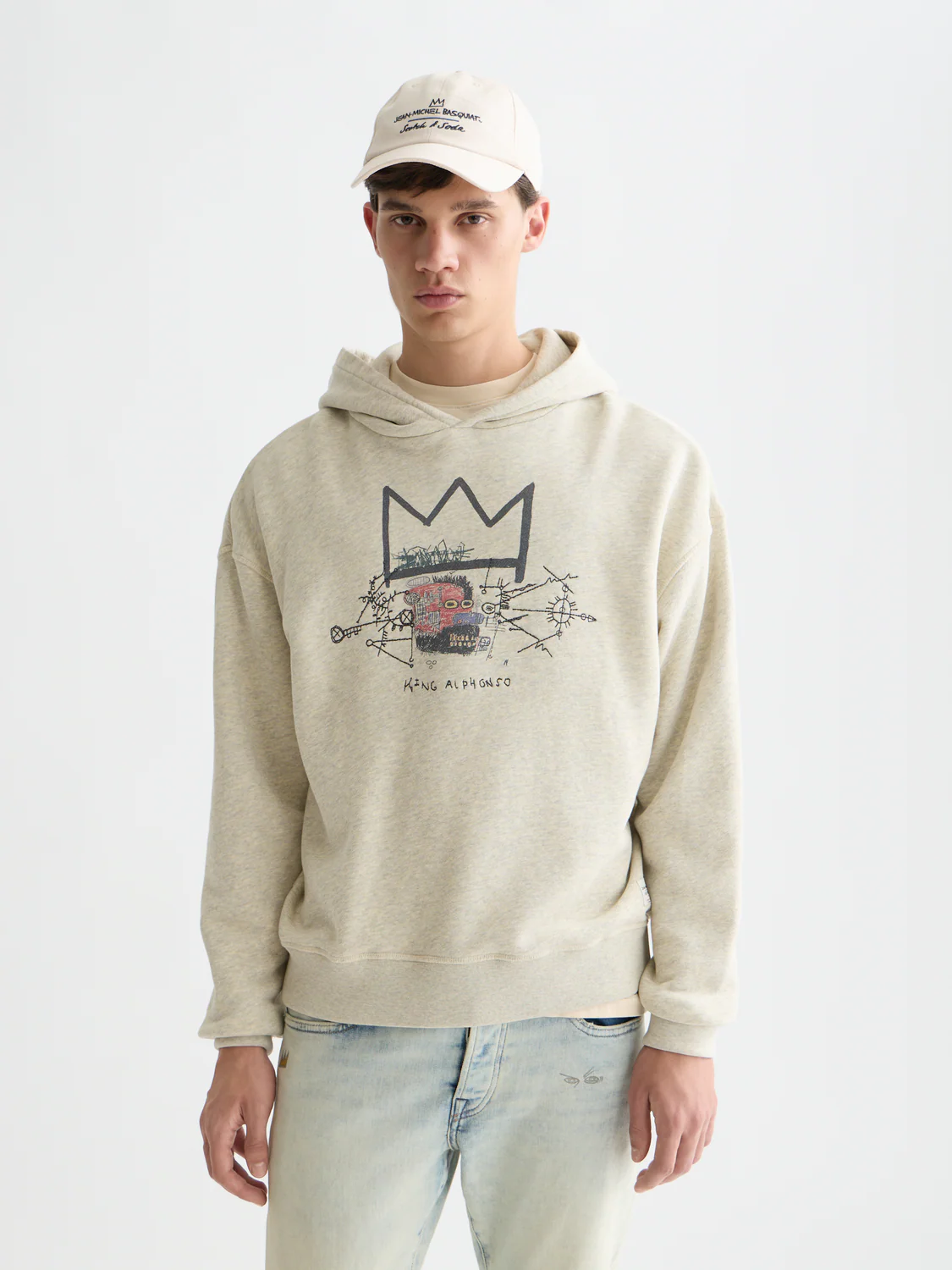 Scotch & Soda x Basquiat Washed Artwork Hoodie