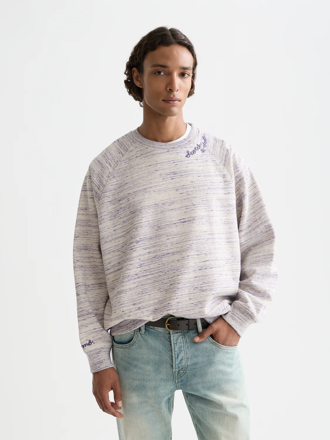 Embroidered loose sweatshirt - Image 8