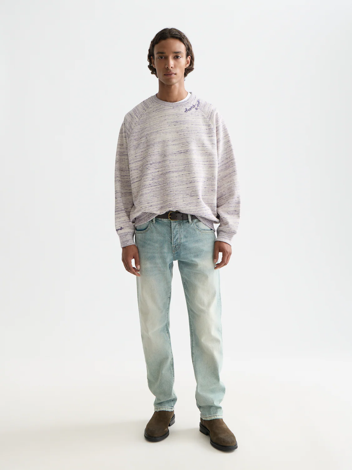 Embroidered loose sweatshirt - Image 9