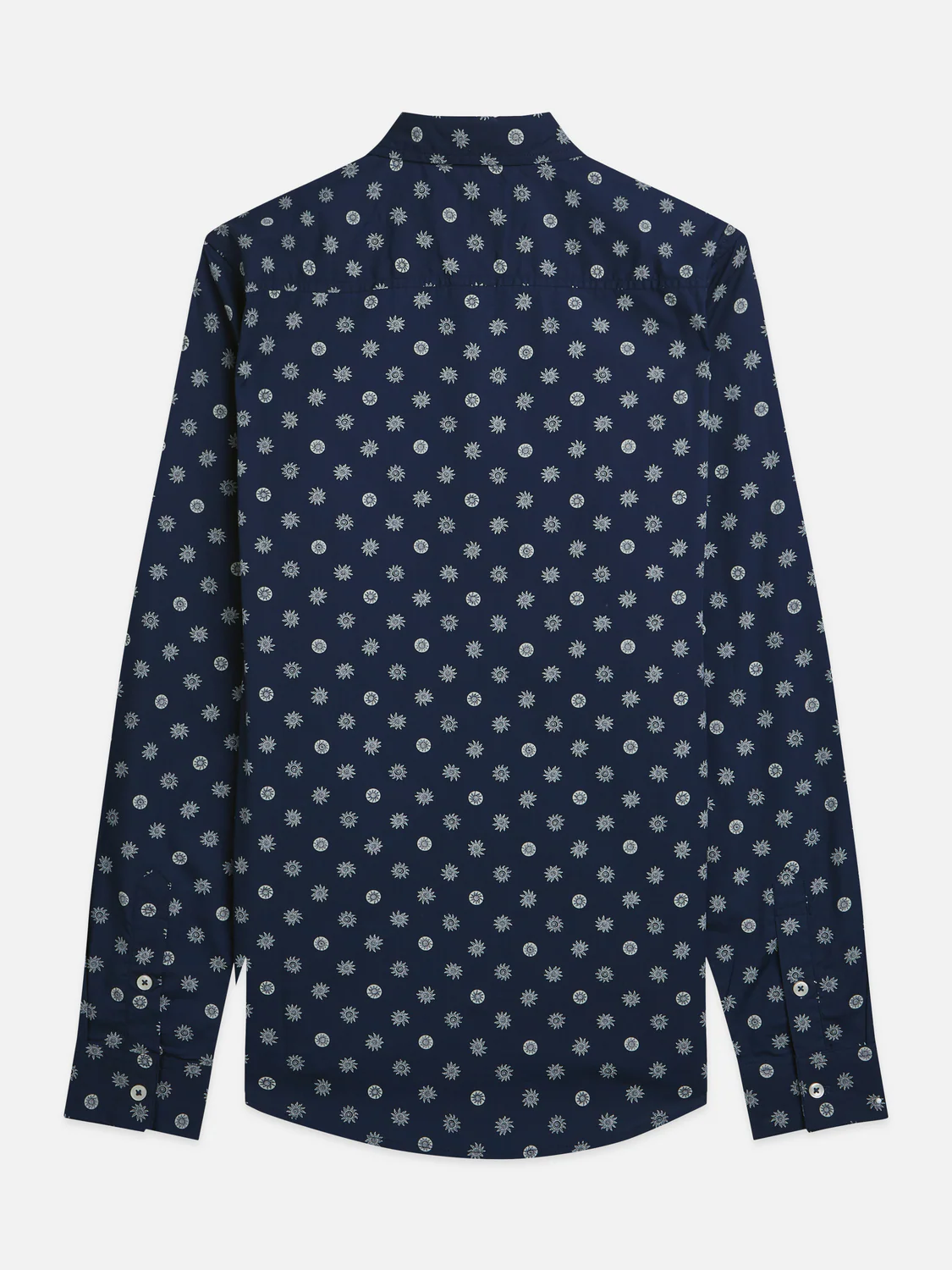 Print poplin slim shirt - Image 13