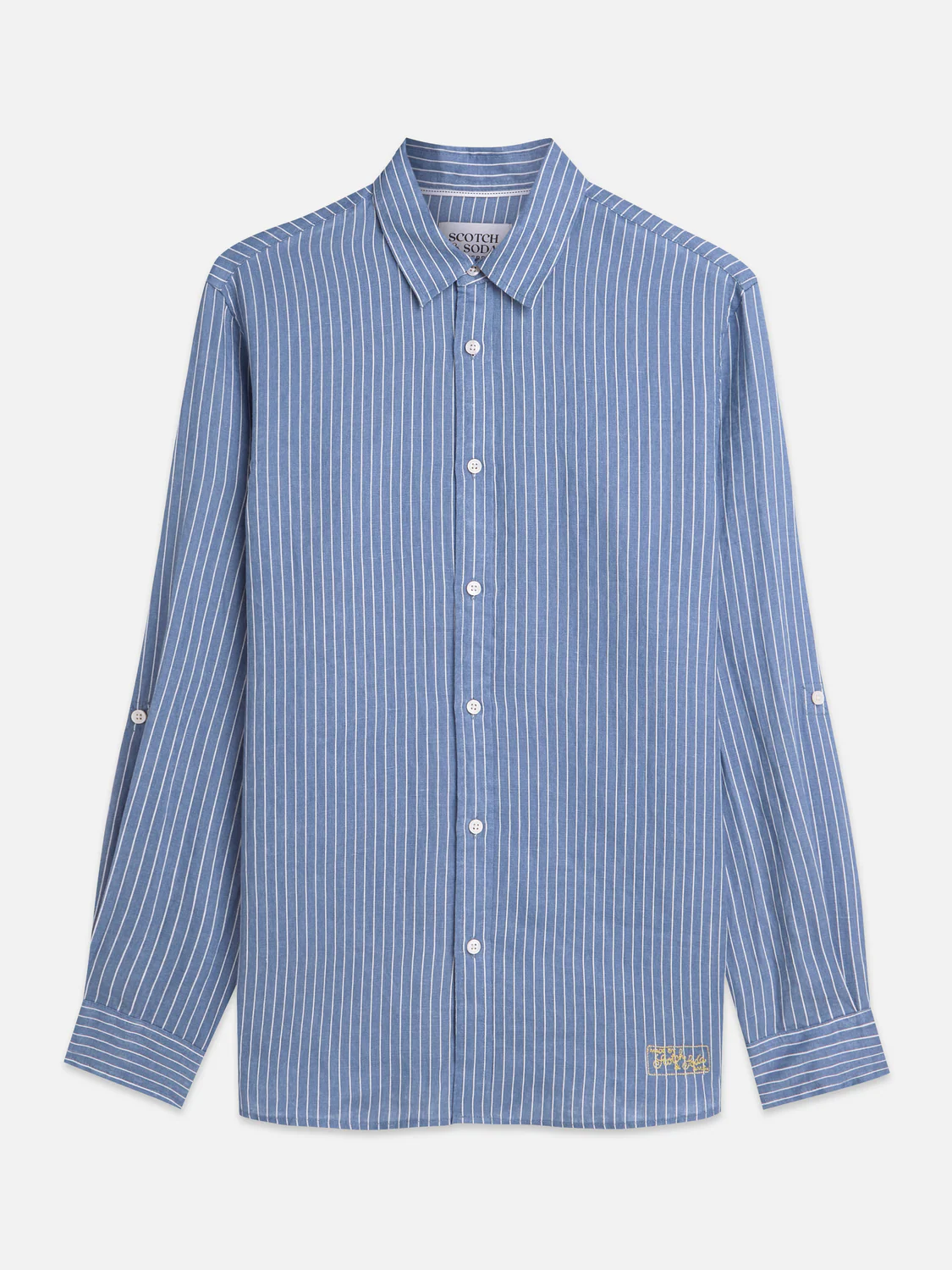 Linen striped shirt - Image 11