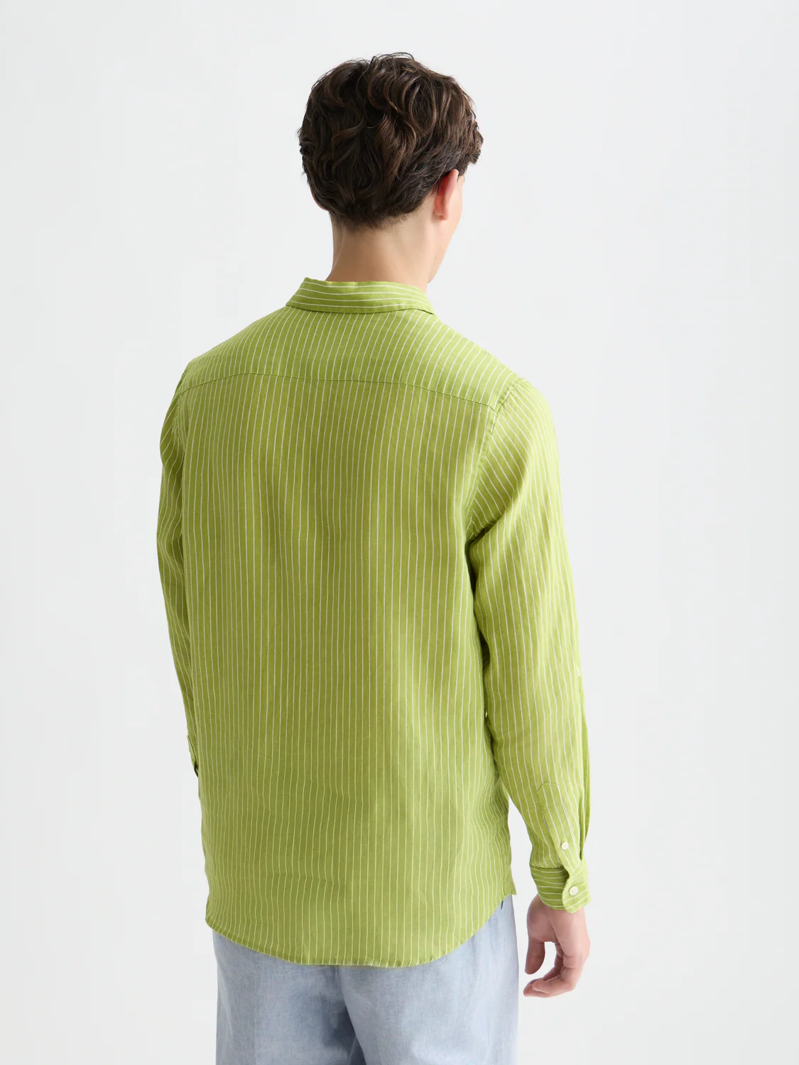 Linen striped shirt - Image 3