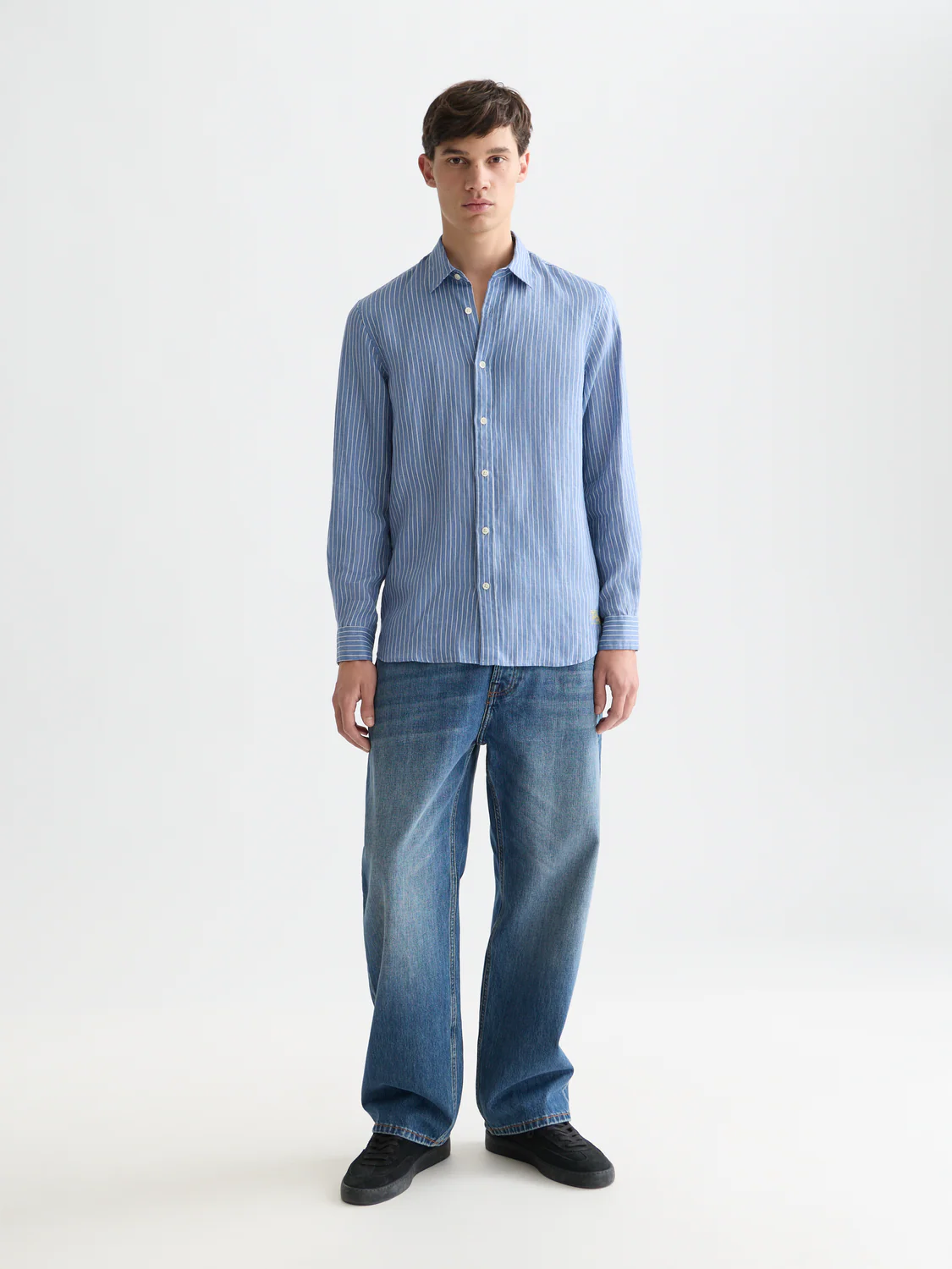 Linen striped shirt - Image 8