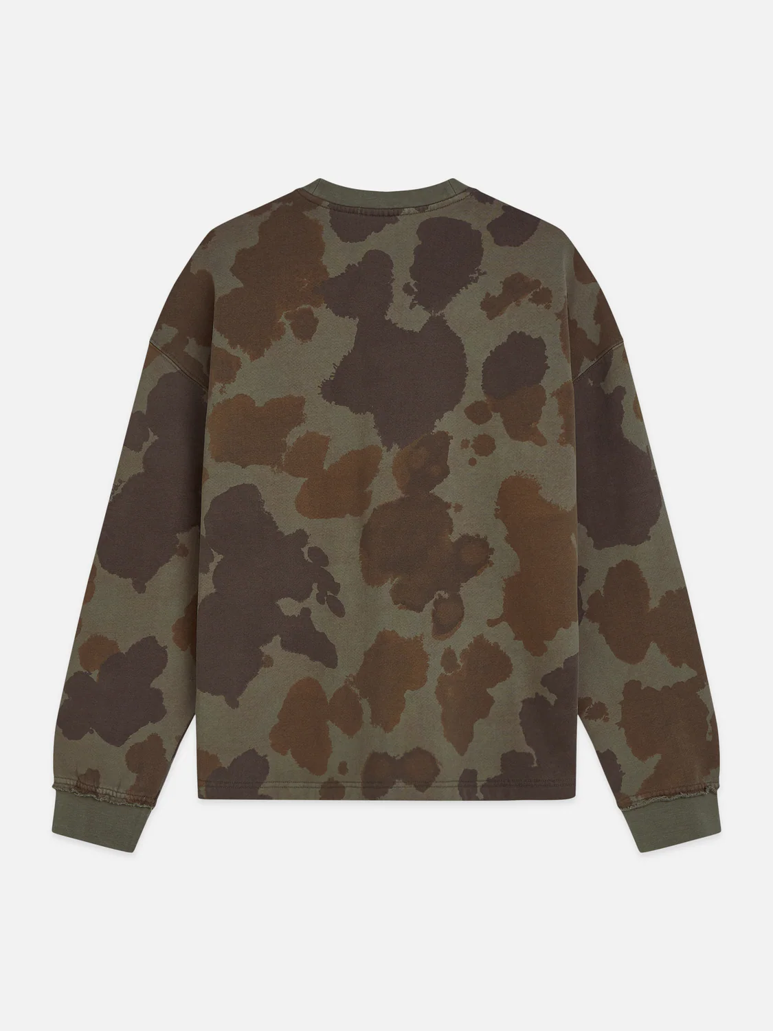 Printed over-dyed loose sweatshirt - Image 6