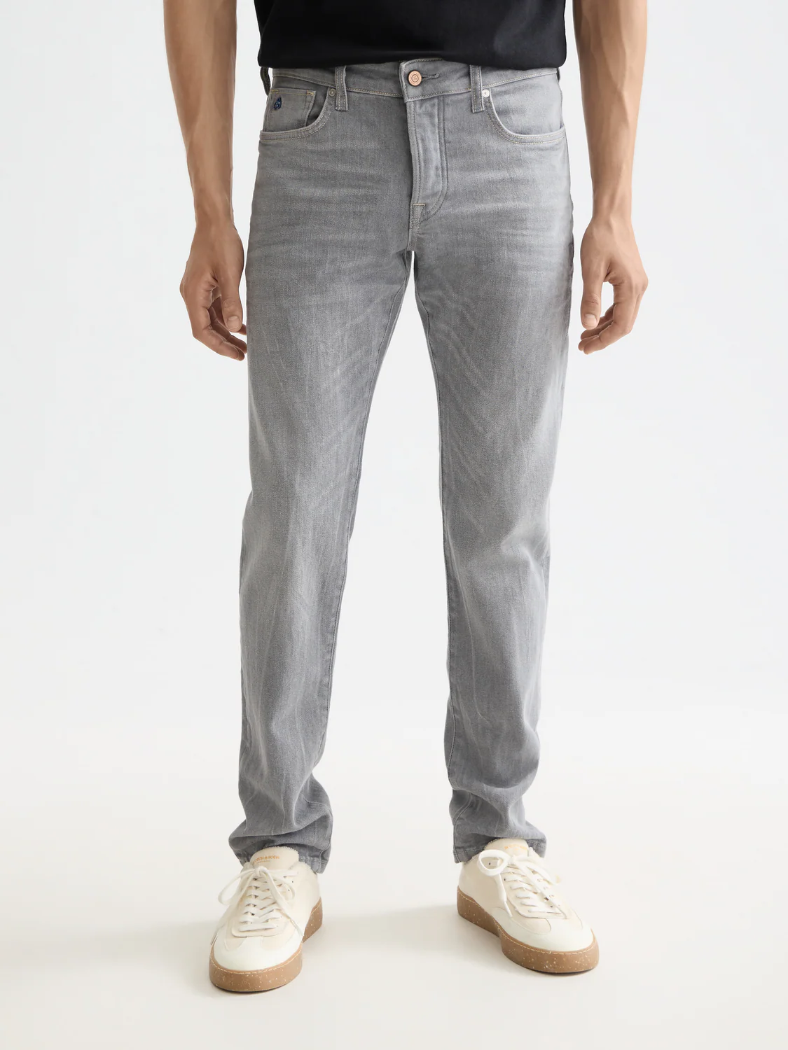 Ralston regular slim jeans – Grey Sands - Image 2